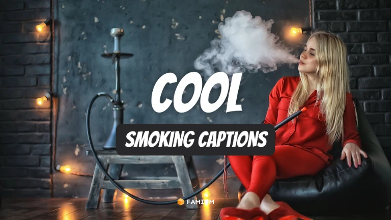Cool Smoking Captions for Instagram